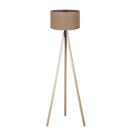 Duolla - Grīdas stāvlampa 1xE27/60W/230V d. 44 cm brūna/bēša