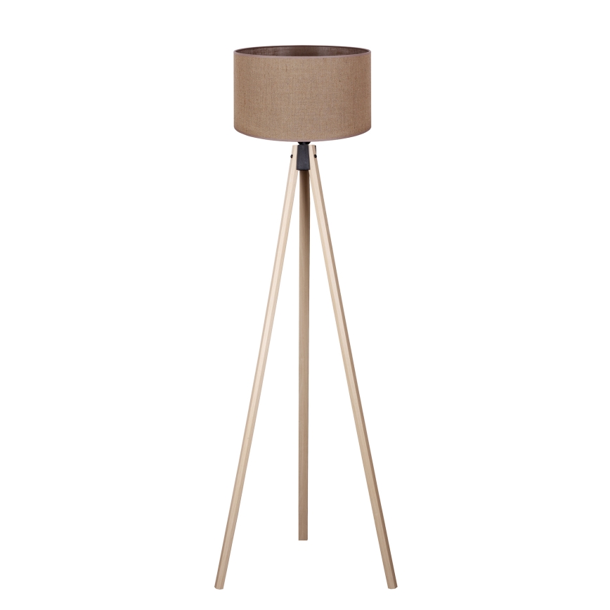 Duolla - Grīdas stāvlampa 1xE27/60W/230V d. 44 cm brūna/bēša