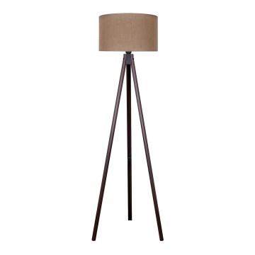 Duolla - Grīdas stāvlampa 1xE27/60W/230V d. 44 cm brūna/venge