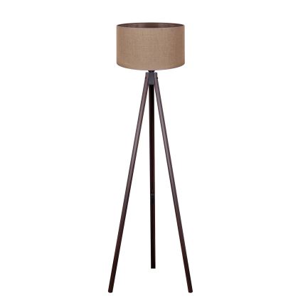 Duolla - Grīdas stāvlampa 1xE27/60W/230V d. 44 cm brūna/venge