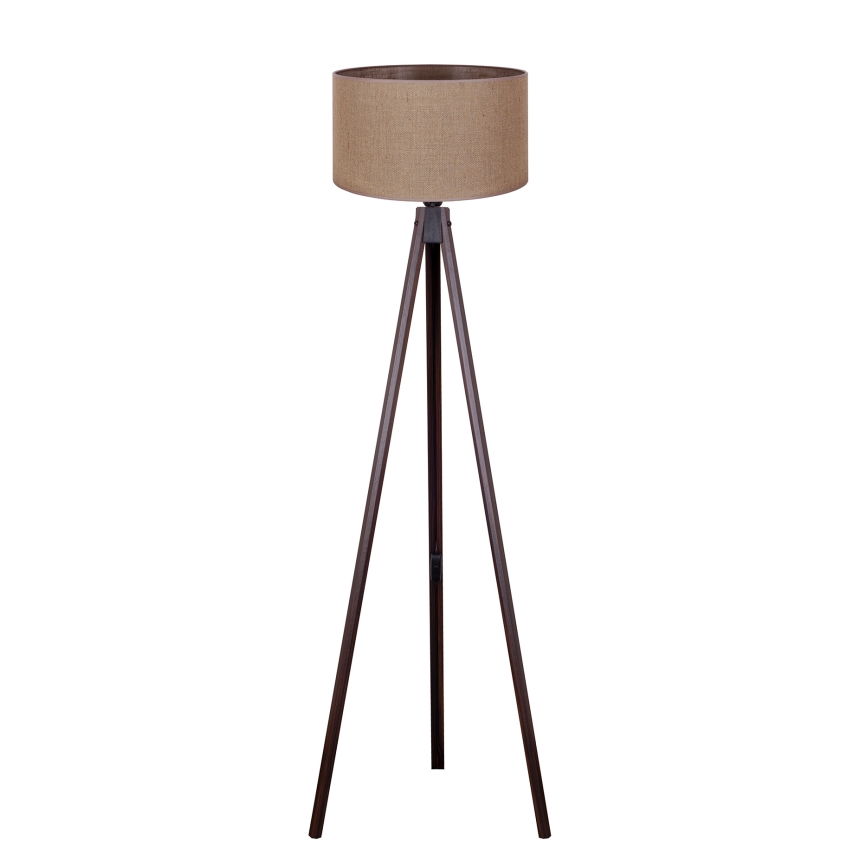 Duolla - Grīdas stāvlampa 1xE27/60W/230V d. 44 cm brūna/venge