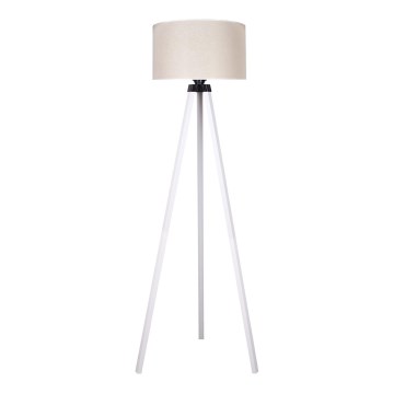 Duolla - Grīdas stāvlampa 1xE27/60W/230V d. 44 cm krēmkrāsa/balta