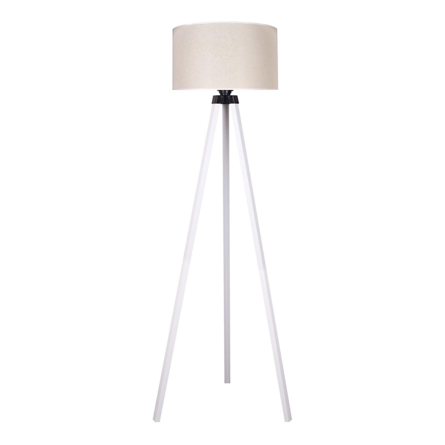 Duolla - Grīdas stāvlampa 1xE27/60W/230V d. 44 cm krēmkrāsa/balta