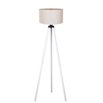 Duolla - Grīdas stāvlampa 1xE27/60W/230V d. 44 cm krēmkrāsa/balta