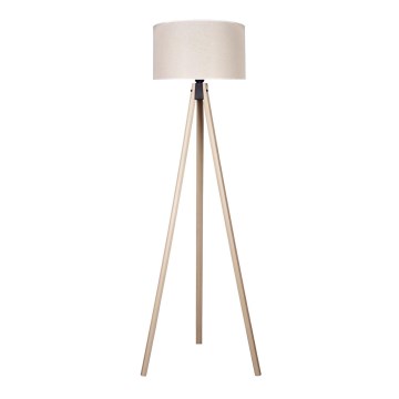 Duolla - Grīdas stāvlampa 1xE27/60W/230V d. 44 cm krēmkrāsa/bēša
