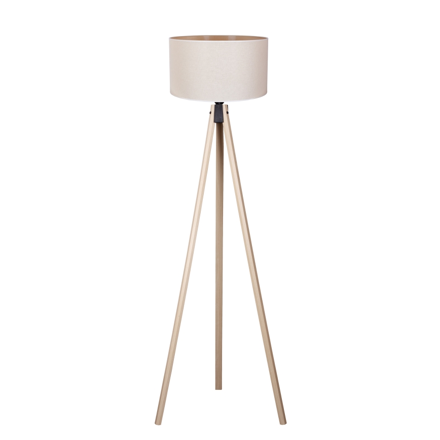 Duolla - Grīdas stāvlampa 1xE27/60W/230V d. 44 cm krēmkrāsa/bēša