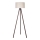Duolla - Grīdas stāvlampa 1xE27/60W/230V d. 44 cm krēmkrāsa/brūna