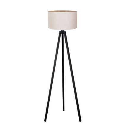Duolla - Grīdas stāvlampa 1xE27/60W/230V d. 44 cm krēmkrāsa/venge