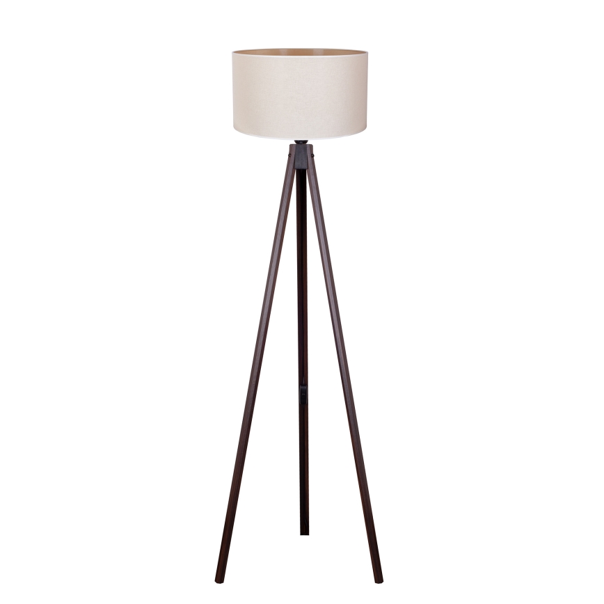 Duolla - Grīdas stāvlampa 1xE27/60W/230V d. 44 cm krēmkrāsa/venge
