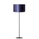 Duolla - Grīdas stāvlampa CANNES 1xE27/15W/230V 45 cm violeta/sudraba/melna