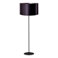 Duolla - Grīdas stāvlampa CANNES 1xE27/15W/230V d. 45 cm melna/sudraba