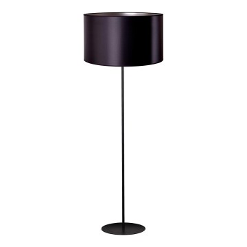 Duolla - Grīdas stāvlampa CANNES 1xE27/15W/230V d. 45 cm melna/sudraba