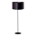 Duolla - Grīdas stāvlampa CANNES 1xE27/15W/230V d. 45 cm melna/sudraba