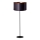 Duolla - Grīdas stāvlampa CANNES 1xE27/15W/230V d. 45 cm melna/varš