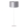 Duolla - Grīdas stāvlampa CANNES 1xE27/15W/230V d. 45 cm sudraba/balta