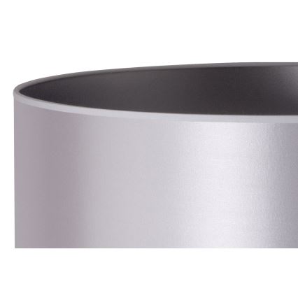 Duolla - Grīdas stāvlampa CANNES 1xE27/15W/230V d. 45 cm sudraba/balta