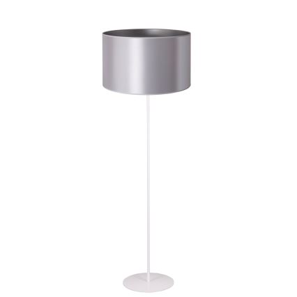 Duolla - Grīdas stāvlampa CANNES 1xE27/15W/230V d. 45 cm sudraba/balta