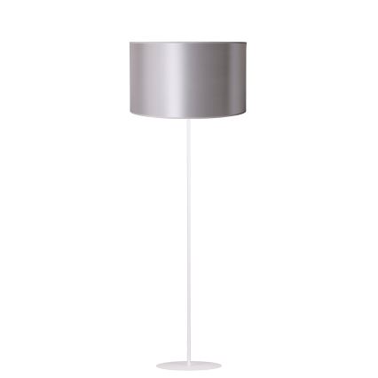 Duolla - Grīdas stāvlampa CANNES 1xE27/15W/230V d. 45 cm sudraba/balta