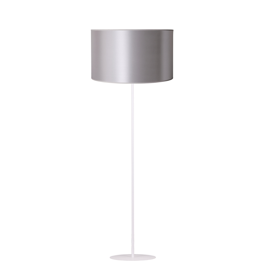 Duolla - Grīdas stāvlampa CANNES 1xE27/15W/230V d. 45 cm sudraba/balta