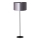 Duolla - Grīdas stāvlampa CANNES 1xE27/15W/230V d. 45 cm sudraba/melna