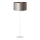 Duolla - Grīdas stāvlampa CANNES 1xE27/15W/230V d. 45 cm sudraba/varš/balta