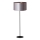 Duolla - Grīdas stāvlampa CANNES 1xE27/15W/230V d. 45 cm sudraba/varš/melna
