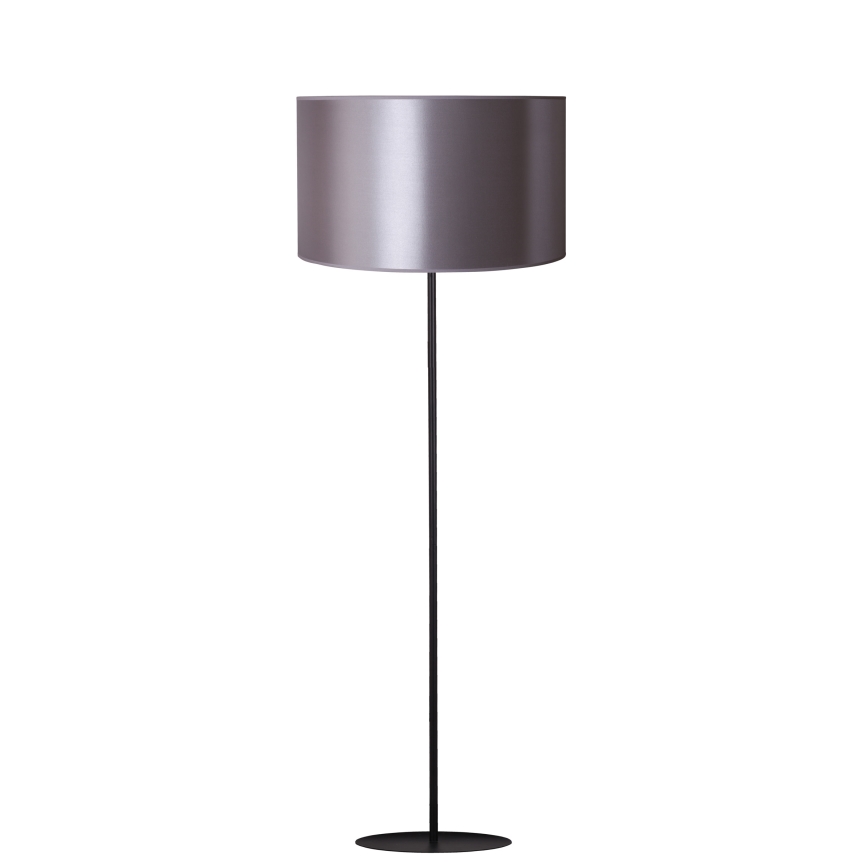 Duolla - Grīdas stāvlampa CANNES 1xE27/15W/230V d. 45 cm sudraba/varš/melna