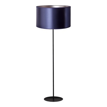 Duolla - Grīdas stāvlampa CANNES 1xE27/15W/230V d. 45 cm violeta/sudraba/melna