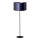 Duolla - Grīdas stāvlampa CANNES 1xE27/15W/230V d. 45 cm violeta/sudraba/melna