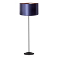 Duolla - Grīdas stāvlampa CANNES 1xE27/15W/230V d. 45 cm violeta/varš/melna