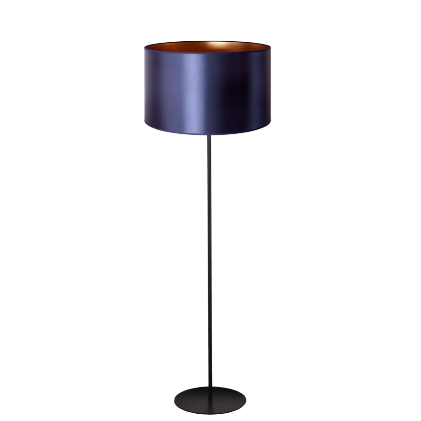 Duolla - Grīdas stāvlampa CANNES 1xE27/15W/230V d. 45 cm violeta/varš/melna