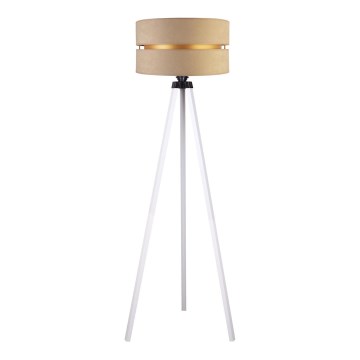 Duolla - Grīdas stāvlampa DUO 1xE27/60W/230V d. 44 cm bēša/balta