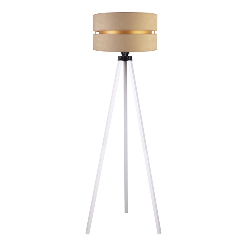 Duolla - Grīdas stāvlampa DUO 1xE27/60W/230V d. 44 cm bēša/balta
