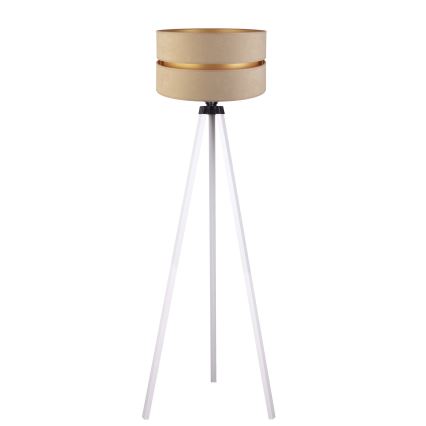 Duolla - Grīdas stāvlampa DUO 1xE27/60W/230V d. 44 cm bēša/balta