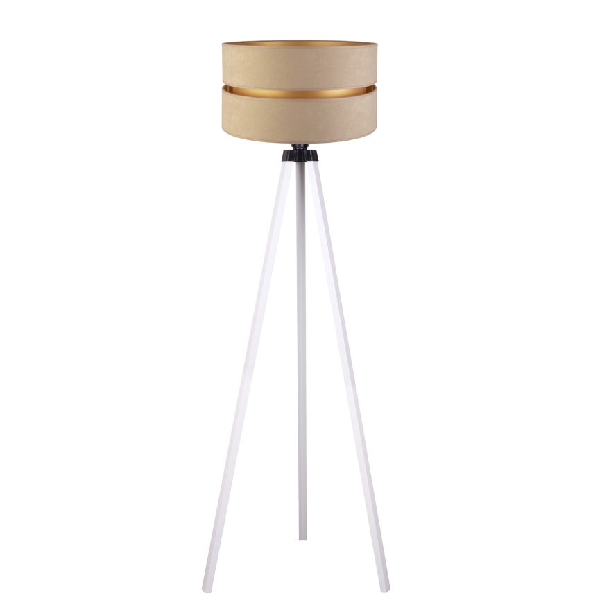 Duolla - Grīdas stāvlampa DUO 1xE27/60W/230V d. 44 cm bēša/balta
