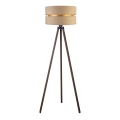 Duolla - Grīdas stāvlampa DUO 1xE27/60W/230V d. 44 cm bēša/brūna