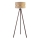 Duolla - Grīdas stāvlampa DUO 1xE27/60W/230V d. 44 cm bēša/brūna