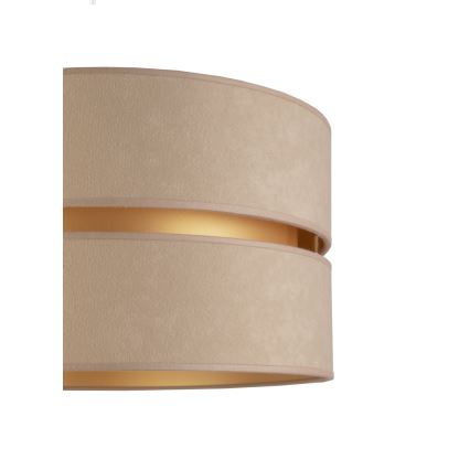 Duolla - Grīdas stāvlampa DUO 1xE27/60W/230V d. 44 cm bēša/brūna