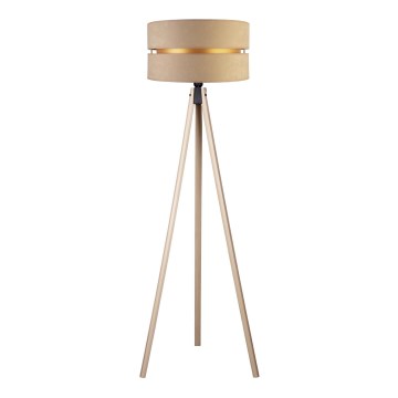 Duolla - Grīdas stāvlampa DUO 1xE27/60W/230V d. 44 cm bēša
