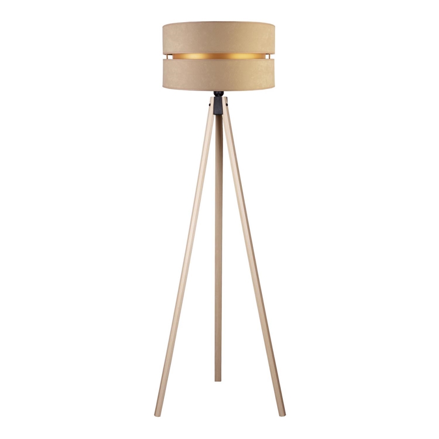 Duolla - Grīdas stāvlampa DUO 1xE27/60W/230V d. 44 cm bēša