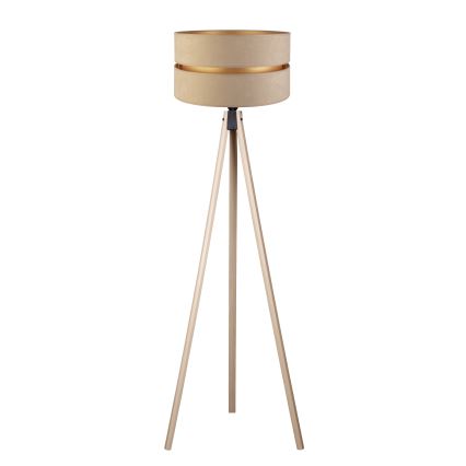 Duolla - Grīdas stāvlampa DUO 1xE27/60W/230V d. 44 cm bēša
