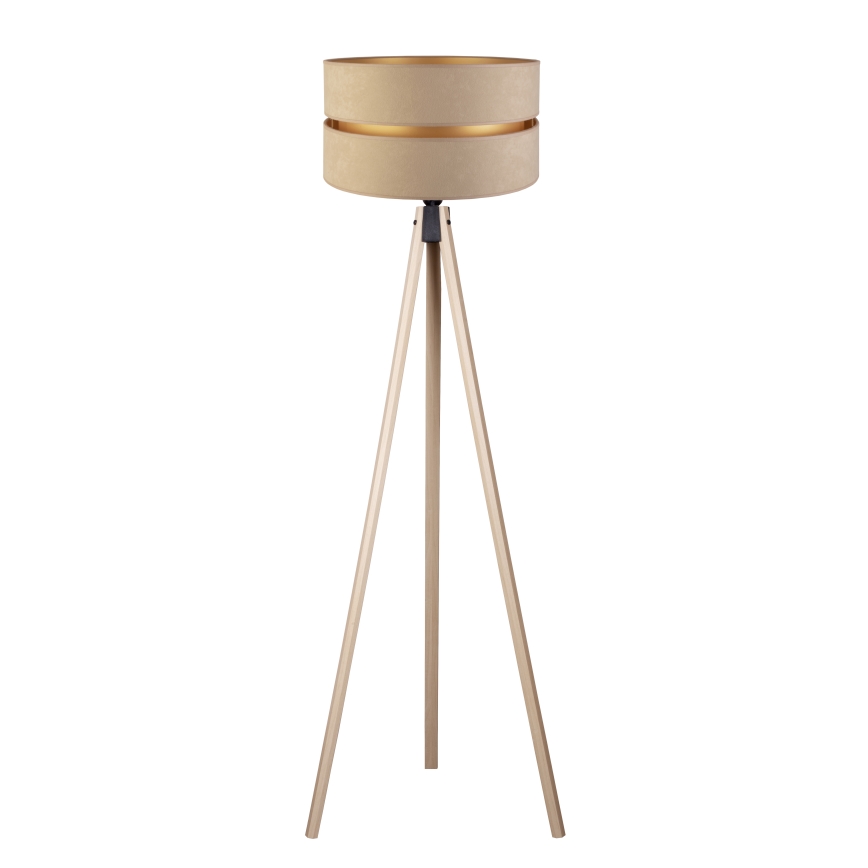 Duolla - Grīdas stāvlampa DUO 1xE27/60W/230V d. 44 cm bēša