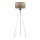 Duolla - Grīdas stāvlampa DUO 1xE27/60W/230V d. 44 cm bēša/pelēka/balta