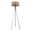 Duolla - Grīdas stāvlampa DUO 1xE27/60W/230V d. 44 cm bēša/pelēka/bēša