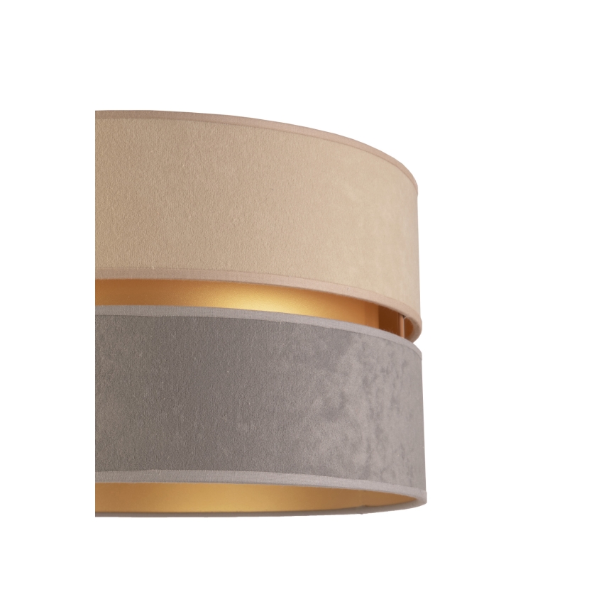 Duolla - Grīdas stāvlampa DUO 1xE27/60W/230V d. 44 cm bēša/pelēka/bēša