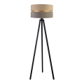 Duolla - Grīdas stāvlampa DUO 1xE27/60W/230V d. 44 cm bēša/pelēka/venge