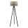 Duolla - Grīdas stāvlampa DUO 1xE27/60W/230V d. 44 cm bēša/pelēka/venge