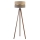 Duolla - Grīdas stāvlampa DUO 1xE27/60W/230V d. 44 cm bēša/pelēka/venge