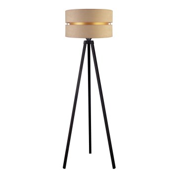 Duolla - Grīdas stāvlampa DUO 1xE27/60W/230V d. 44 cm bēša/venge