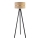 Duolla - Grīdas stāvlampa DUO 1xE27/60W/230V d. 44 cm bēša/venge